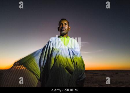 Mauritanie, environs de Chami, portrait Banque D'Images