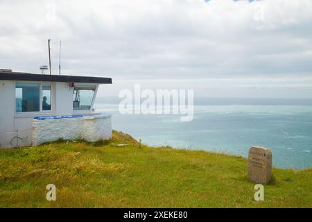 National Coastwatch Station près de Worth Matravers, Dorset, Angleterre Banque D'Images