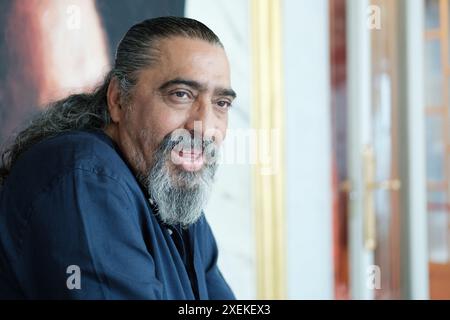 Madrid, Espagne. 28 juin 2024. Le chanteur de flamenco Diego El Cigala présente la tournée nationale 'Diego El Cigala Canta a México' au Théâtre Calderón le 28 juin 2024 à Madrid, Espagne. Crédit : Sipa USA/Alamy Live News Banque D'Images