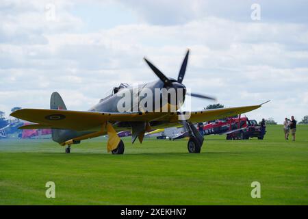 Hawker Fury, G-CBEL, SR611, à Sywell, Northamp Banque D'Images