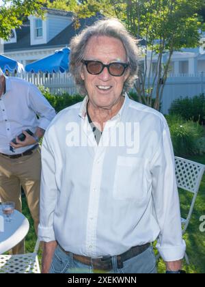 Larry Pine assiste à la soirée de lancement du livre pour Ann Liguori pour « Life on the Green, Lessons & Wisdom from Legends of Golf » au Canoe place Inn à Hampton Bays, NY, le 27 juin 2024. (Photo de David Warren /Sipa? ÉTATS-UNIS) Banque D'Images