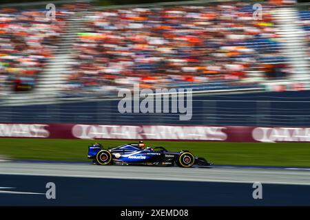 Alexander Albon (THA) - Williams Racing - Williams FW46 - Mercedes lors de la session de qualification de sprint du Grand Prix d'Autriche de formule 1 Qatar Airways 2024, RedBull Ring, Spielberg, Autriche 28 juin 2024 crédit : Alessio de Marco/Alamy Live News Banque D'Images