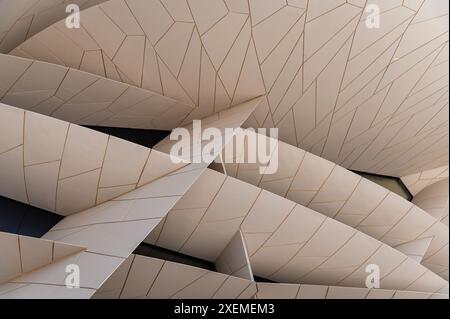 Musée national du Qatar, Doha, Qatar Banque D'Images