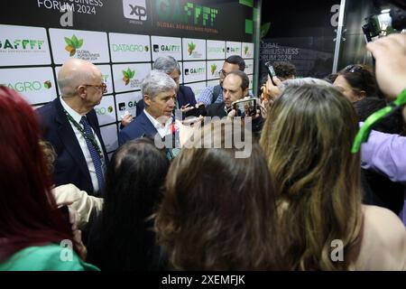 Sao Paulo, Sao Paulo, Brésil. 28 juin 2024. Sao Paulo (SP), 06/28/2024 - FORUM/SP/AGRI-BUSINESS /ECONOMIE (Foto : Leco Viana/Thenews2/Zumapress) (image crédit : © Leco Viana/TheNEWS2 via ZUMA Press Wire) USAGE ÉDITORIAL SEULEMENT! Non destiné à UN USAGE commercial ! Banque D'Images