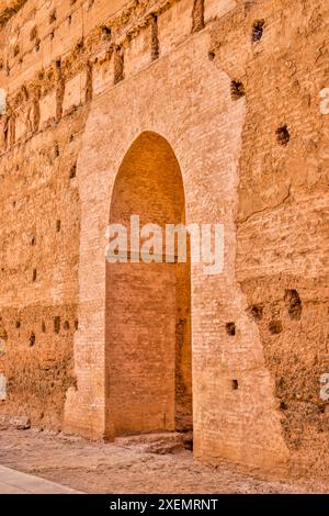 Maroc, Marrakech. Palais de Badii Banque D'Images