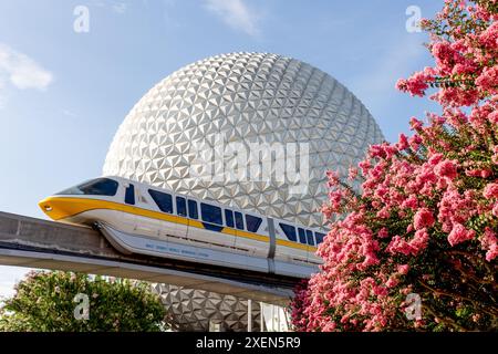 Epcot à Walt Disney World Floride. Banque D'Images