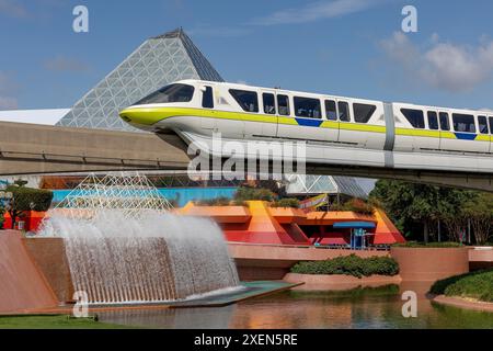 Epcot à Walt Disney World Floride. Banque D'Images