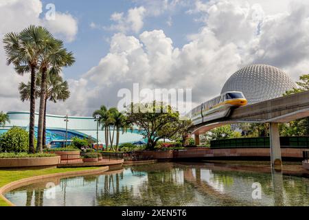 Epcot à Walt Disney World Floride. Banque D'Images