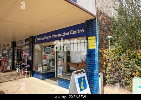 Centre-ville de Walcha dans la région de Nouvelle-Galles du Sud, centre d'information touristique de Walcha pour les voyageurs et les visiteurs, Nouvelle-Galles du Sud, Australie Banque D'Images