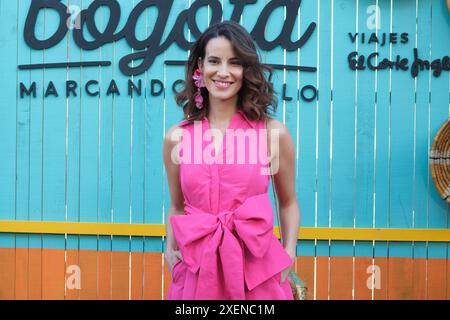 L'actrice colombienne Laura Londoño lors de la présentation de Bogotá Marcando Estilo à la Puerta de sol à Madrid. 28 mai 2024 Espagne avec : Laura Londoño où : Madrid, Espagne quand : 28 mai 2024 crédit : Oscar Gonzalez/WENN Banque D'Images