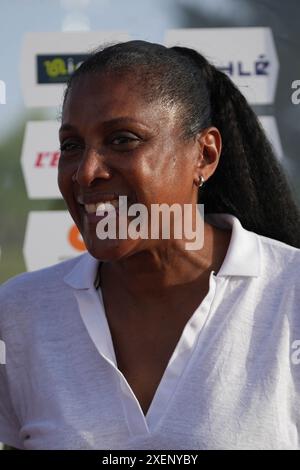 Angers, France. 28 juin 2024. MARIE JOSE PEREC lors des Championnats de France d'athlétisme 2024 le 28 juin 2024 au stade du Lac de Maine à Angers. Photo de Laurent Lairys/ABACAPRESS. COM Credit : Abaca Press/Alamy Live News Banque D'Images