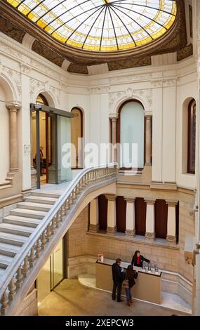 Casa Garriga Nogues (1904 par l'architecte Enric Sagnier), Museo Fundación Mapfre, musée de Barcelone. La Catalogne, Espagne. Banque D'Images