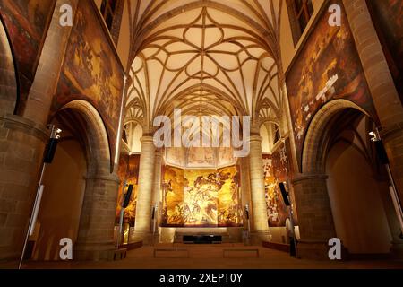 Peintures de Josep Maria sert dans l'église de l'ancien couvent dominicain (XVIe siècle), Musée San Telmo, San Sebastian, Gipuzkoa, pays Basque Banque D'Images