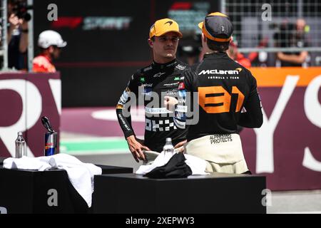 Spielberg, Autriche. 29 juin 2024. Lors du Grand Prix d'Autriche de formule 1 Qatar Airways 2024, 11ème manche du Championnat du monde de formule 1 2024 du 28 au 30 juin 2024 sur le Red Bull Ring, à Spielberg, Autriche - photo Xavi Bonilla/DPPI crédit : DPPI Media/Alamy Live News Banque D'Images
