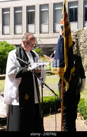 9th Brentwood Essex 29th juin 2024 Forces armées Service de jour Brentwood Essex crédit : Ian Davidson/Alamy Live News Banque D'Images