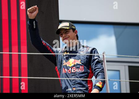Spielberg, Autriche. 29 juin 2024. MARTI Pepe (spa), Campos Racing, Dallara F2 2024, portrait, lors de la 7ème manche du Championnat FIA de formule 2 2024 du 28 au 30 juin 2024 sur le Red Bull Ring, à Spielberg, Autriche - photo Florent Gooden/DPPI crédit : DPPI Media/Alamy Live News Banque D'Images