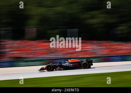 01 VERSTAPPEN Max (nld), Red Bull Racing RB20, action lors du Grand Prix d'Autriche de formule 1 Qatar Airways 2024, 11ème manche du Championnat du monde de formule 1 2024 du 28 au 30 juin 2024 sur le Red Bull Ring, à Spielberg, en Autriche Banque D'Images