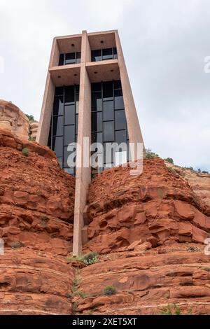 Chapelle de la Sainte Croix, près de Sedona, Arizona Banque D'Images