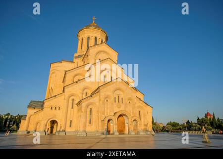 Tbilissi, Géorgie - 23 juin 2024 : Cathédrale de la Sainte Trinité de Tbilissi en Géorgie. Banque D'Images