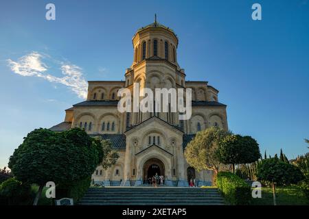 Tbilissi, Géorgie - 23 juin 2024 : Cathédrale de la Sainte Trinité de Tbilissi en Géorgie. Banque D'Images