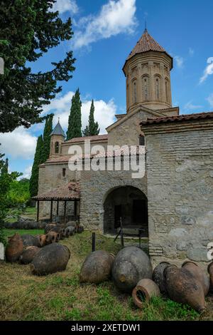 Ikalto, Géorgie - 28 juin 2024 : Monastère d'Ikalto situé dans la région de Kakheti en Géorgie. Banque D'Images