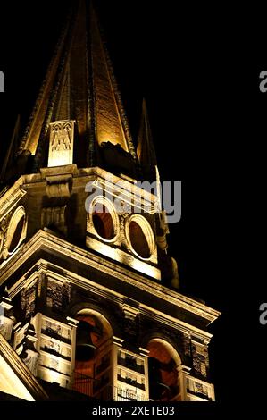 GUADALAJARA, JALISCO, MEXIQUE : Catedral Metropolitana de Guadalajara (cathédrale métropolitaine de Guadalajara). Banque D'Images