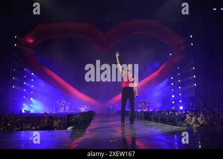 Madrid, Espagne. 29 juin 2024. Concert de Manuel Carrasco au stade Santiago Bernabeu de Madrid, Madrid 29 juin 2024 crédit : CORDON PRESS/Alamy Live News Banque D'Images