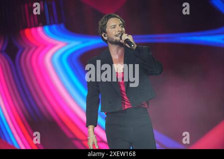 Madrid, Espagne. 29 juin 2024. Concert de Manuel Carrasco au stade Santiago Bernabeu de Madrid, Madrid 29 juin 2024 crédit : CORDON PRESS/Alamy Live News Banque D'Images