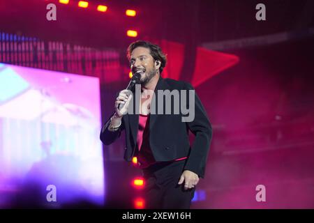 Madrid, Espagne. 29 juin 2024. Concert de Manuel Carrasco au stade Santiago Bernabeu de Madrid, Madrid 29 juin 2024 crédit : CORDON PRESS/Alamy Live News Banque D'Images