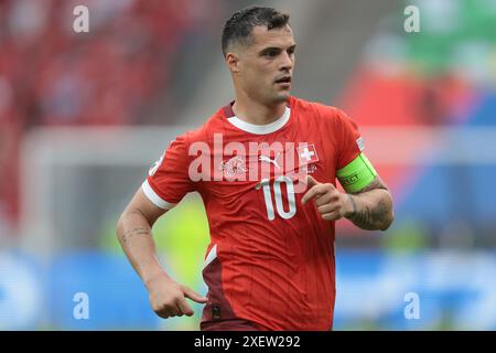 Berlin, Allemagne. 29 juin 2024. Granit Xhaka de Suisse lors de la manche 16 des Championnats d'Europe de l'UEFA à l'Olympiastadion, Berlin. Le crédit photo devrait se lire : Jonathan Moscrop/Sportimage crédit : Sportimage Ltd/Alamy Live News Banque D'Images