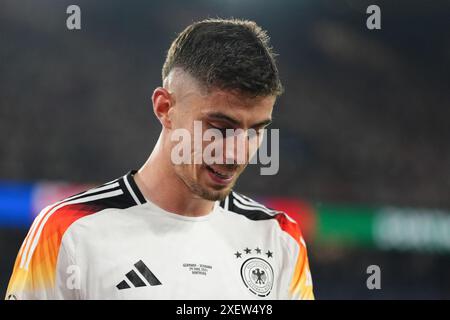 L'Allemand Kai Havertz lors de la manche de l'UEFA Euro 2024 du 16e match au BVB Stadion Dortmund à Dortmund, Allemagne. Date de la photo : samedi 29 juin 2024. Banque D'Images