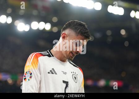 L'Allemand Kai Havertz lors de la manche de l'UEFA Euro 2024 du 16e match au BVB Stadion Dortmund à Dortmund, Allemagne. Date de la photo : samedi 29 juin 2024. Banque D'Images