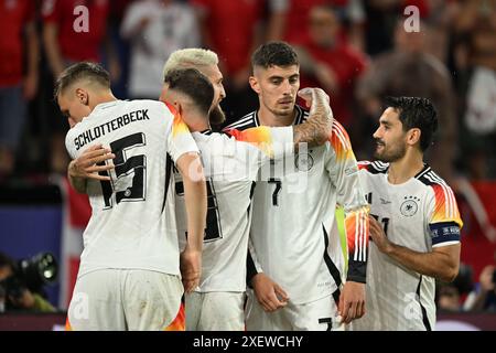 Kai Havertz (Allemagne) lors du match UEFA Euro Allemagne 2024 entre Allemagne 2-0 Danemark au BVB Stadion Dortmund le 29 juin 2024 à Dortmund, Allemagne. Crédit : Maurizio Borsari/AFLO/Alamy Live News Banque D'Images