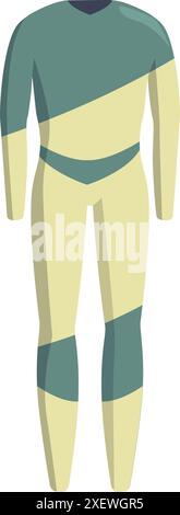 Pilote de course portant un costume de protection professionnel debout dans une posture confiante Illustration de Vecteur