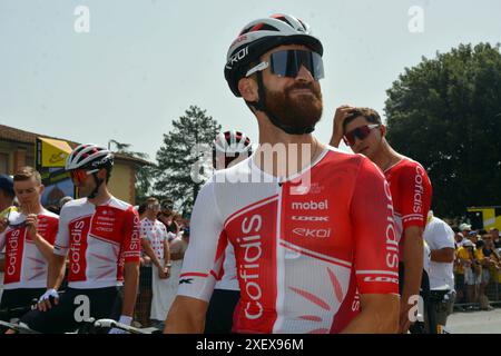 Simon Geschke (COFIDIS) au départ étape 1 lors de l'étape 1 - départ, Tour de France à Florence, Italie, juin 29 2024 Banque D'Images