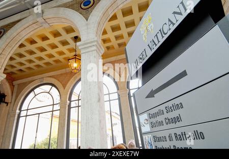 Musées du Vatican. Cité du Vatican, Rome. Italie Banque D'Images