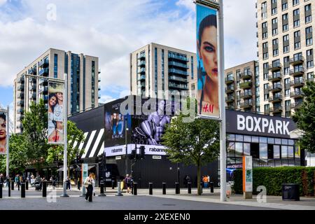 Olympic Way, Wembley Park, Borough of Brent, Londres, Angleterre, ROYAUME-UNI Banque D'Images