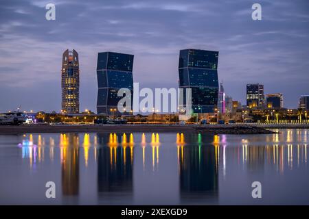 Mondrian Hotel Doha avec Zig Zag Tower Lusail Qatar Banque D'Images