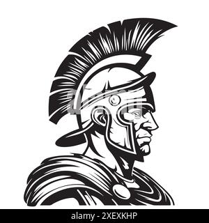 Centurion romain soldat. Vector illustration croquis Illustration de Vecteur