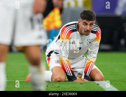 29 juin 2024 - Allemagne v Danemark - Championnats UEFA Euro 2024 - R16 - Dortmund. Kai Havertz en action. Image : Mark pain / Alamy Live News Banque D'Images