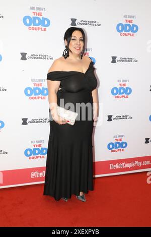 Sydney, Australie. 30 juin 2024. Chantel Rahme assiste à la première de The ODD couple à Sydney au Theatre Royal Sydney, King Street. Crédit : Richard Milnes/Alamy Live News Banque D'Images