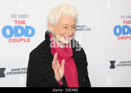 Sydney, Australie. 30 juin 2024. Benita Collings assiste à la première de The ODD couple à Sydney au Theatre Royal Sydney, King Street. Crédit : Richard Milnes/Alamy Live News Banque D'Images