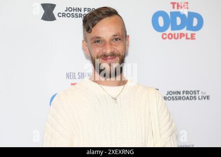 Sydney, Australie. 30 juin 2024. Jamie Azzopardi assiste à la première de The ODD couple à Sydney au Theatre Royal Sydney, King Street. Crédit : Richard Milnes/Alamy Live News Banque D'Images