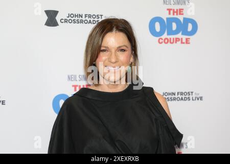 Sydney, Australie. 30 juin 2024. Kylie Gillies assiste à la première de The ODD couple à Sydney au Theatre Royal Sydney, King Street. Crédit : Richard Milnes/Alamy Live News Banque D'Images