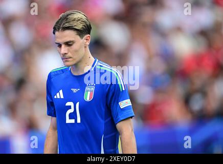 Berlin, Allemagne. 29 juin 2024. Nicolo Fagioli (Italien) Berlin, 29.06.2024, Fussball, UEFA EURO 2024 in Deutschland, Achtelfinale, Schweiz - Italien 2:0Nicolo Fagioli d'Italie lors du match UEFA Euro 2024 entre la Suisse et l'Italie, Round of 16, joué à l'Olympiastadion le 29 juin 2024 à Munich, Allemagne. (Photo de Valeria Witters/Witters/PRESSINPHOTO) crédit : AGENCE SPORTIVE PRESSINPHOTO/Alamy Live News Banque D'Images