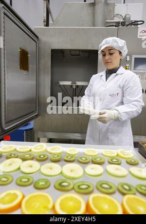 Chercheur en usine pilote, AZTI-Tecnalia, Technology Centre for Marine and Food Research, Derio, Gascogne, Pays Basque, Espagne Banque D'Images