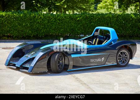 Dynacar, véhicule électrique, chercheurs travaillent dans la voiture électrique, unité industrie, industrie automobile, Centre technologique, Tecnalia recherche & innovation, de Banque D'Images