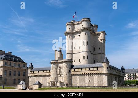 Château de Vincennes près de Paris - France Banque D'Images