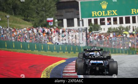 N°10 Pierre Gasly FRA BWT Alpine F1 Team lors de la FORMULE 1 QATAR AIRWAYS AUSTRIAN GRAND PRIX 2024 - course, Championnat de formule 1 en Styrie, Autriche, juin 30 2024 Banque D'Images