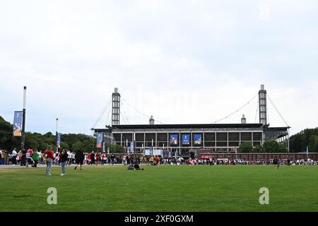 Cologne, Allemagne. 30 juin 2024. Football, UEFA Euro 2024, Championnat d'Europe, Espagne - Géorgie, finale, ronde 16, stade de Cologne, vue sur l'arène. Crédit : David Inderlied/dpa/Alamy Live News Banque D'Images